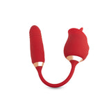 Majestic Vibrador con Bala Lotus Rojo - CamToyz