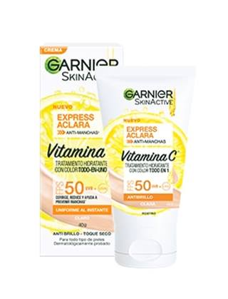 Tratamiento Hidratante Express Aclara Vitamina C X 40 Gr Tono Claro - Garnier
