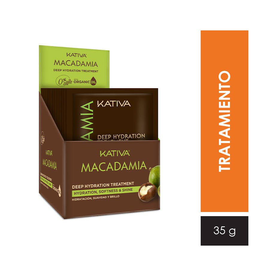 Tratamiento Hidratación Profunda Macadamia Sachet x 35 Gr - Kativa