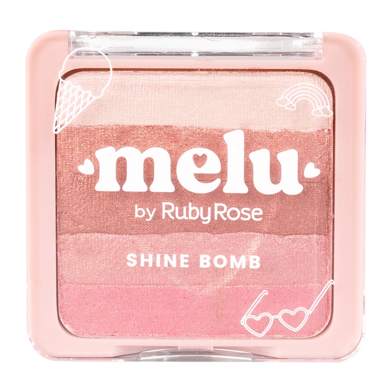 Iluminador Shimmer Brick Melu - Ruby Rose
