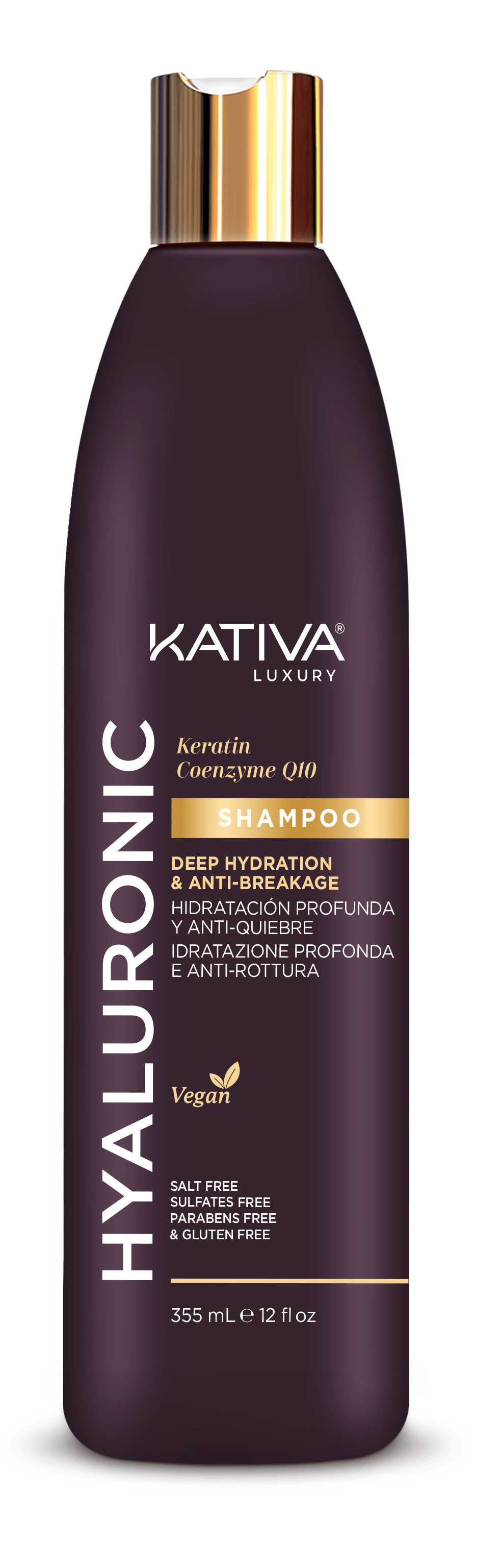 Shampoo Hyaluronic Keratin Q10 X 355 Ml - Kativa