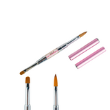 Pincel Doble Acrilico y Gel #8- Mara Nails