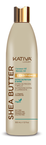 Acondicionador Hidratante Shea Butter Coconut Marula X 355 Ml - Kativa