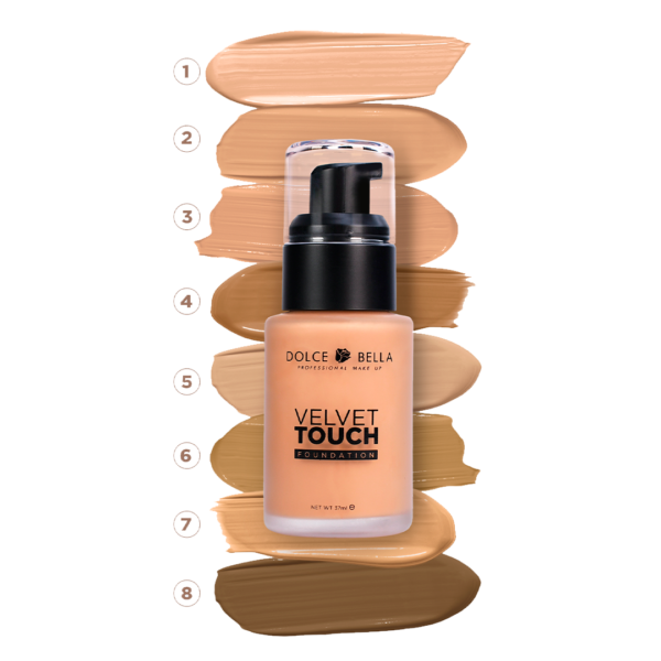 Base Liquida Para Maquillaje Velvet Touch X 37 Ml - Dolce Bella