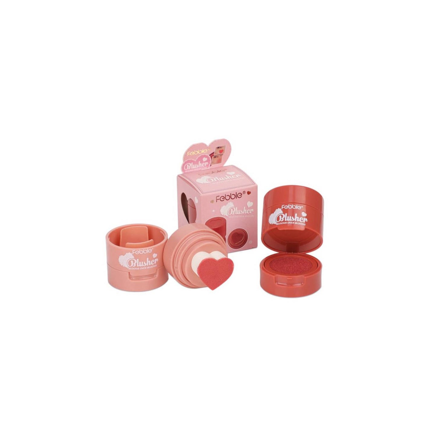 Rubor Sello En Crema Corazon - Febble