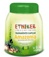 Tratamiento Amazonía Reconstrucción Profunda y Brillo 4 en 1 x 1000Gr - Etniker