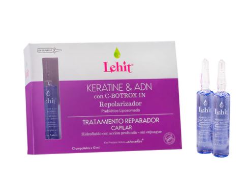 Ampollar Repolarizador Keratine y ADN - Lehit - Ettos.co