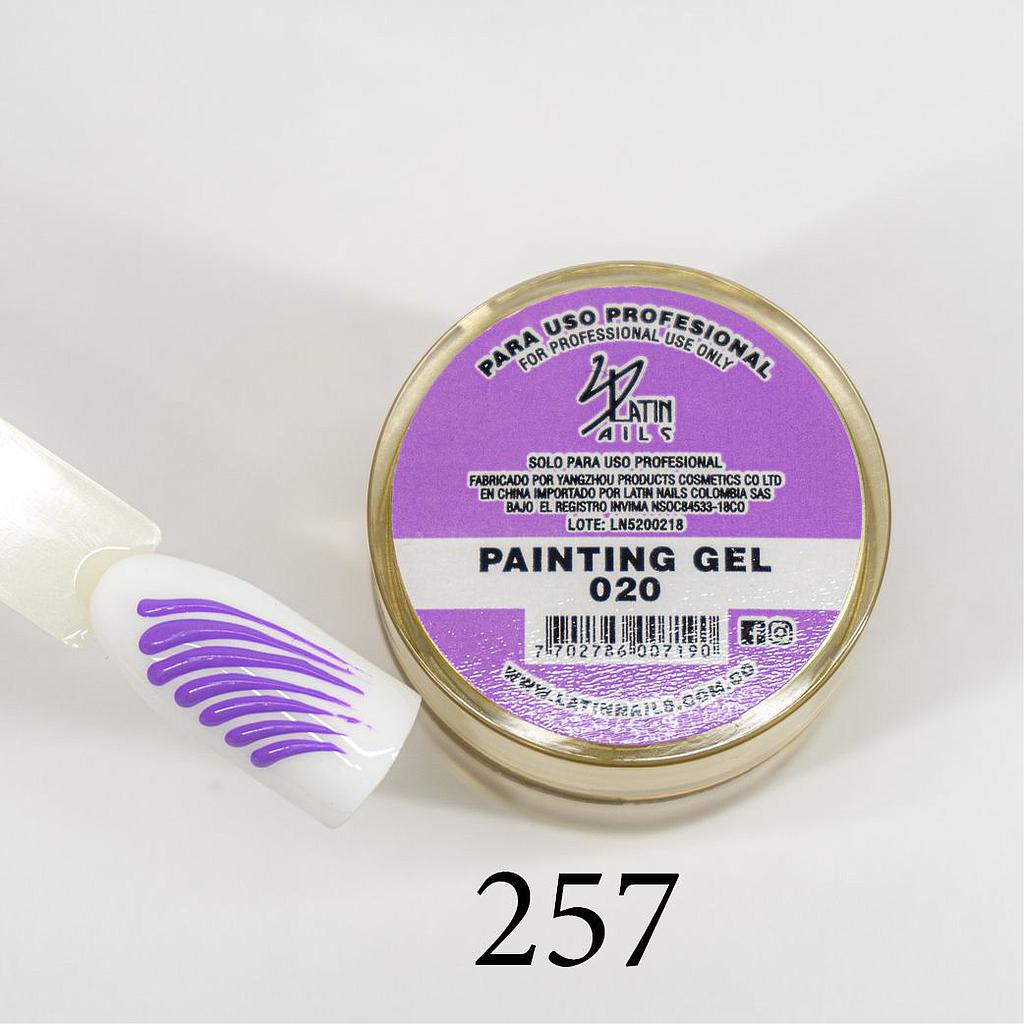 Painting  Gel 020 Morado x 7 ml - Latin Nails