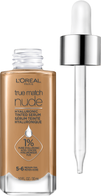 Suero Con Ácido Hialurónico True Match Nude Tono 5-6 x 30 ml - Loreal