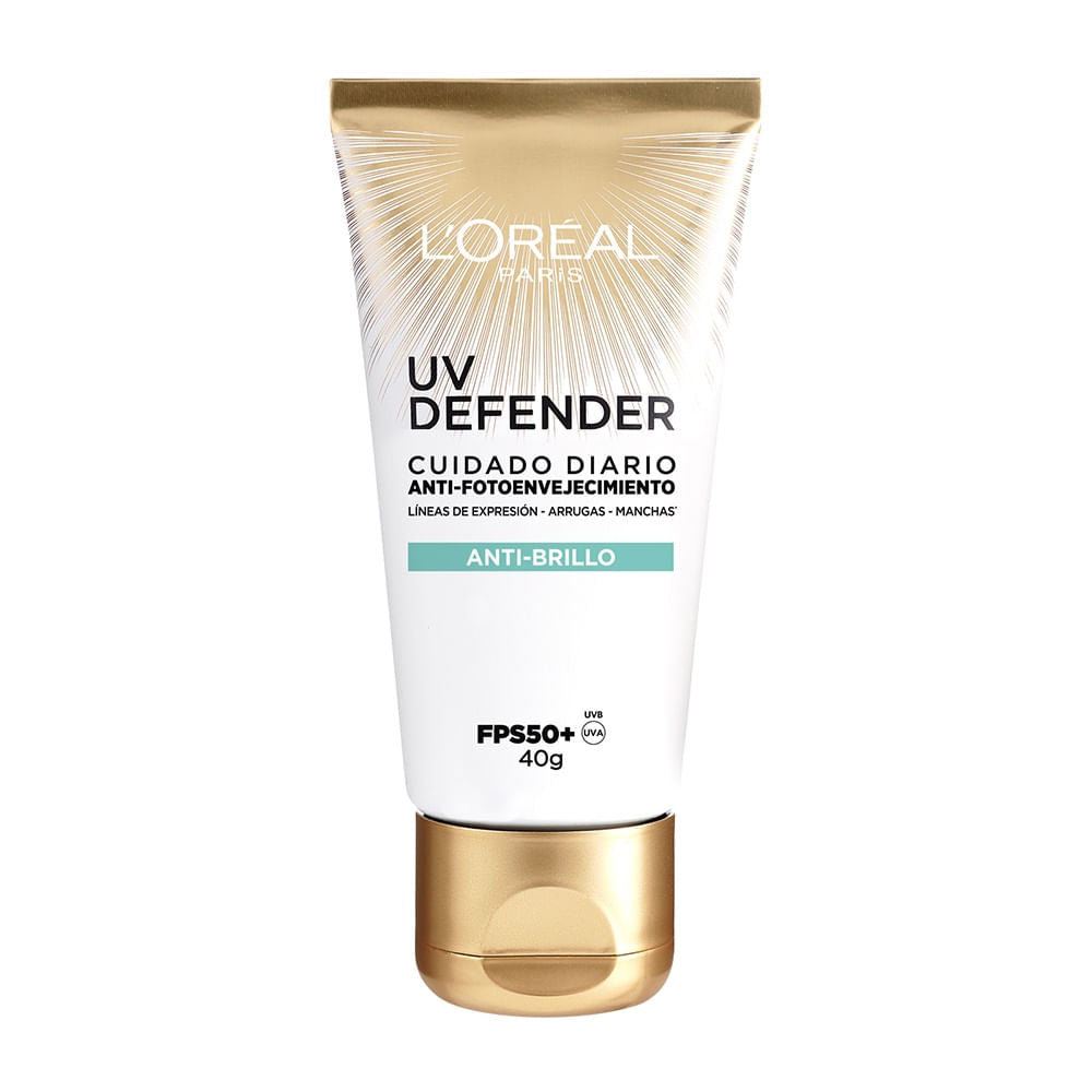 Crema Uv Defender Anti Brillo FPS50+ - Loreal