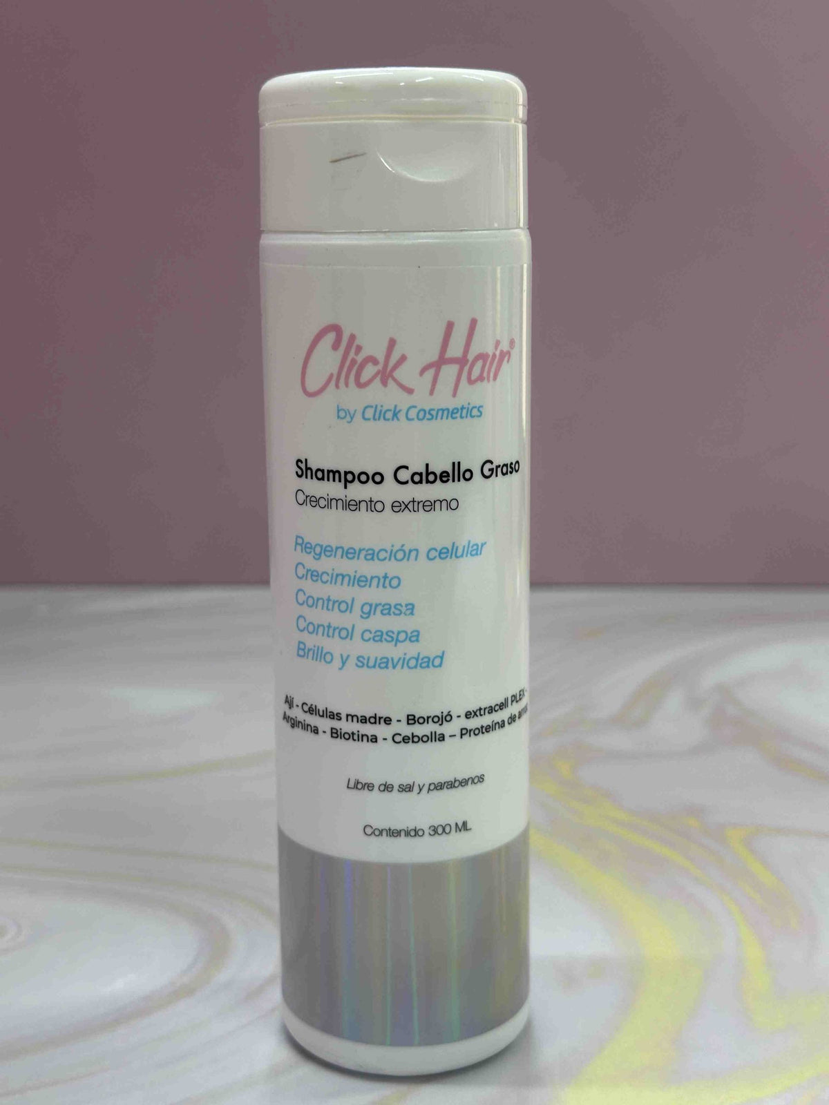 Shampoo Cabello Graso X 300Ml - Click Hair