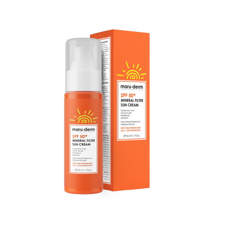 Crema Con Filtro Mineral Con Protección Solar FPS 50+ X 50 ML - Maruderm