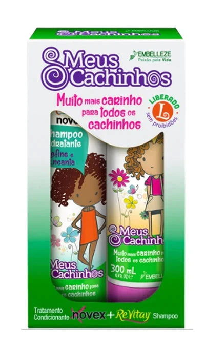 Kit Shampoo + Acondicionador "Meus Cachinhos" - Novex- Ettos.co Tienda del Peluquero