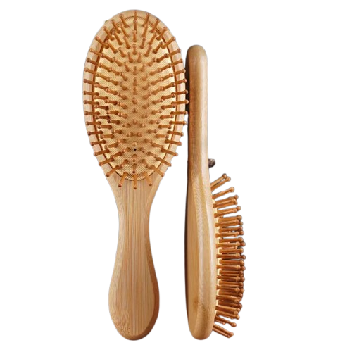 Cepillo Bambú Madera Mediano Ovalado