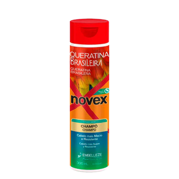 Shampoo Brasilian Keratin x 300Ml - Novex- Ettos.co Tienda del Peluquero