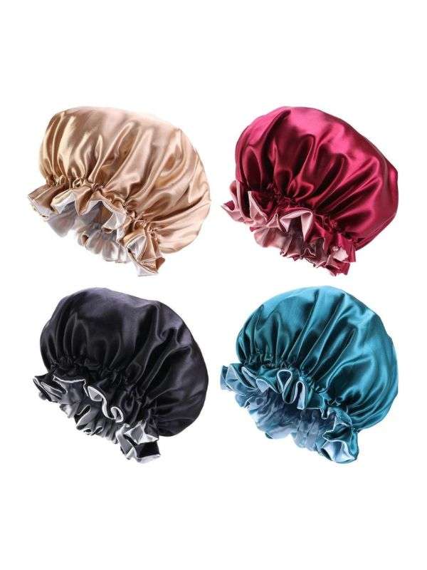Gorro De Satin Doble Faz Colores Surtidos