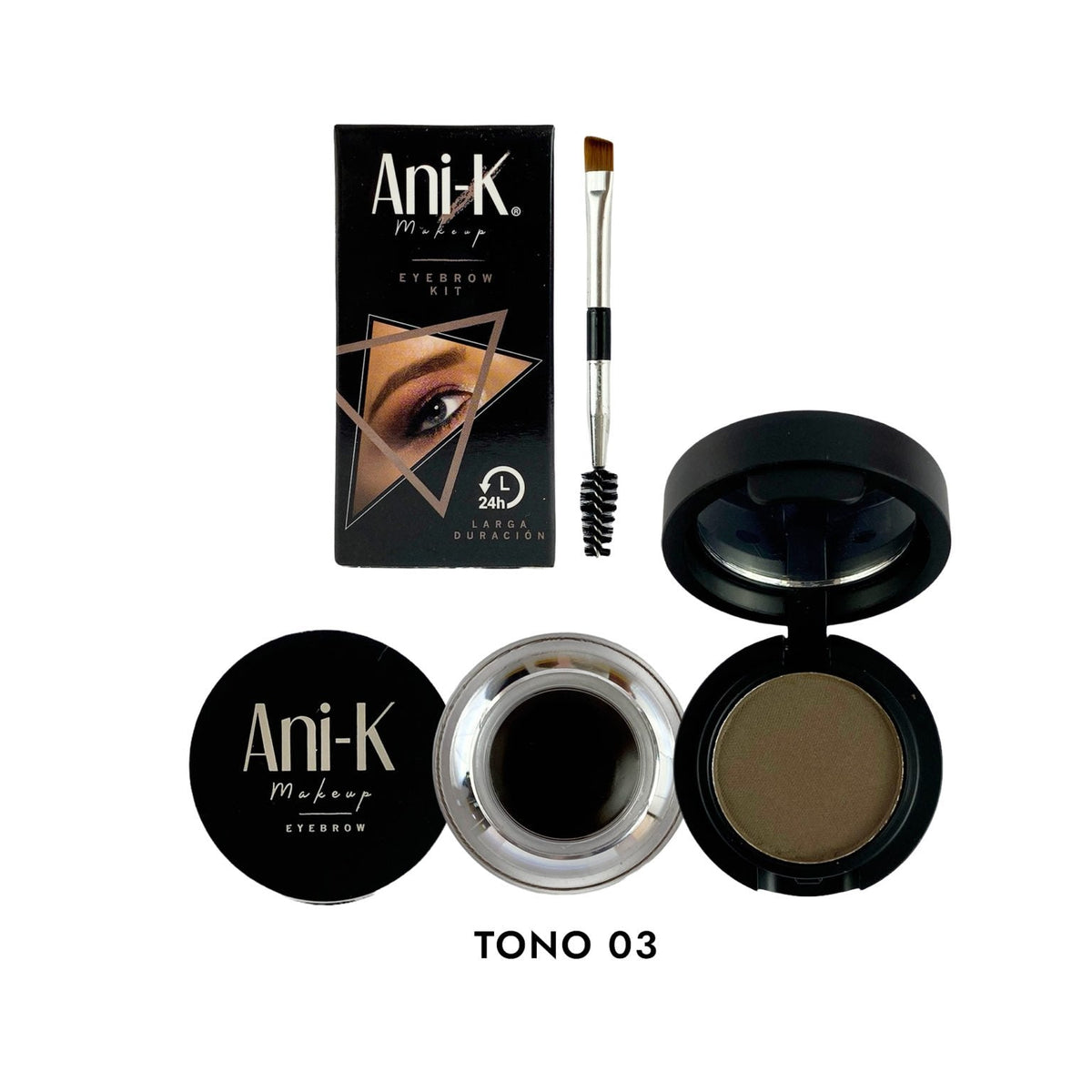 Kit de Cejas Gel y Sombra + Brocha - Anik