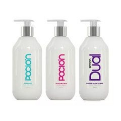 Kit Shampoo + Tratamiento + Crema Para Peinar - La Pocion