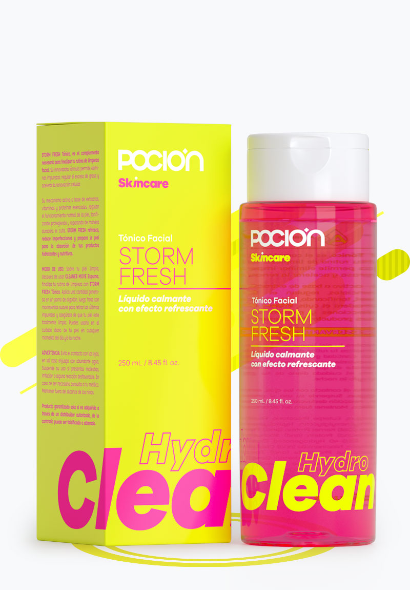 Tonico Facial Storm Fresh Hidro Clean x 250 Ml  - La Poción