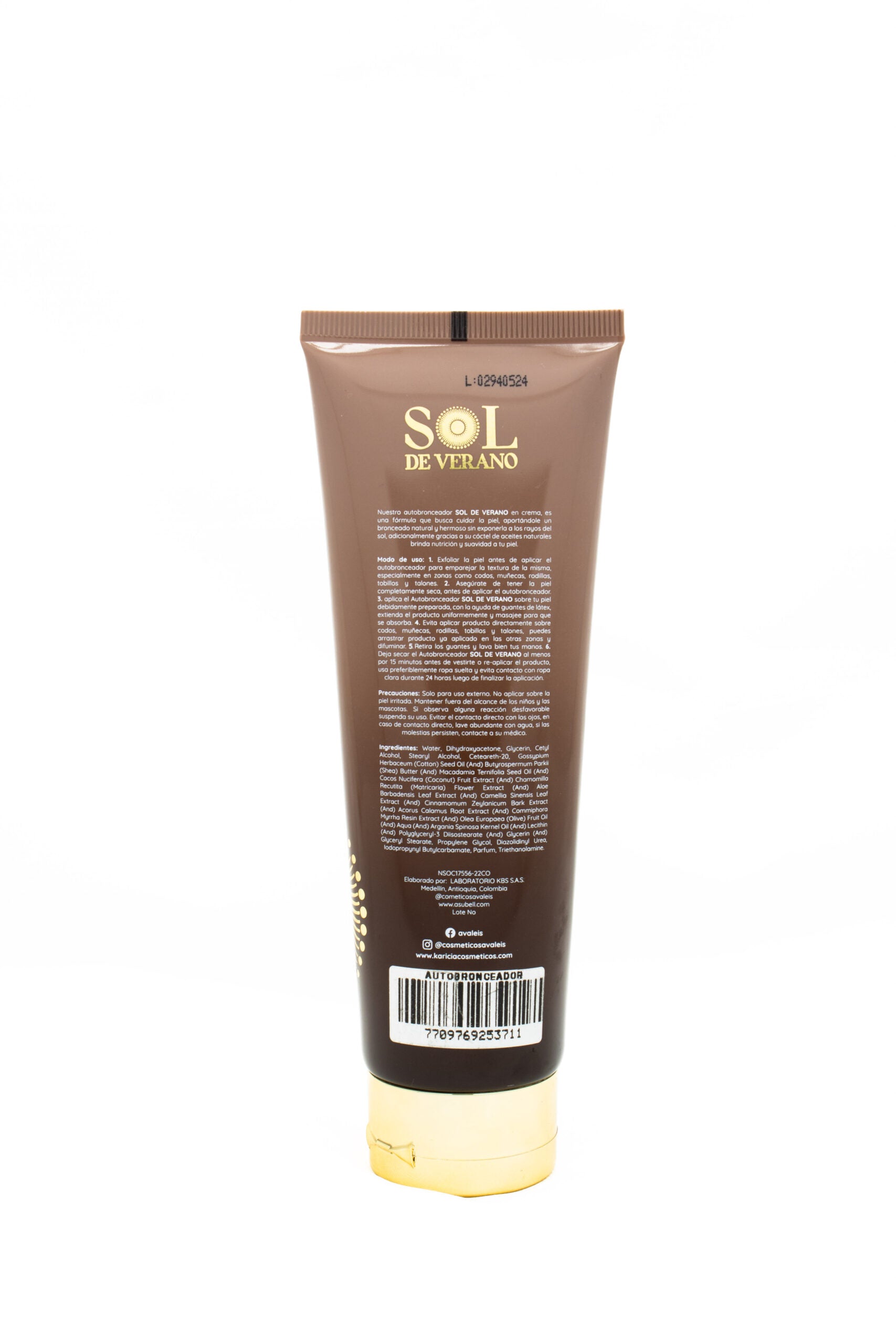 Autobronceador x120 Gr -Sol De Verano