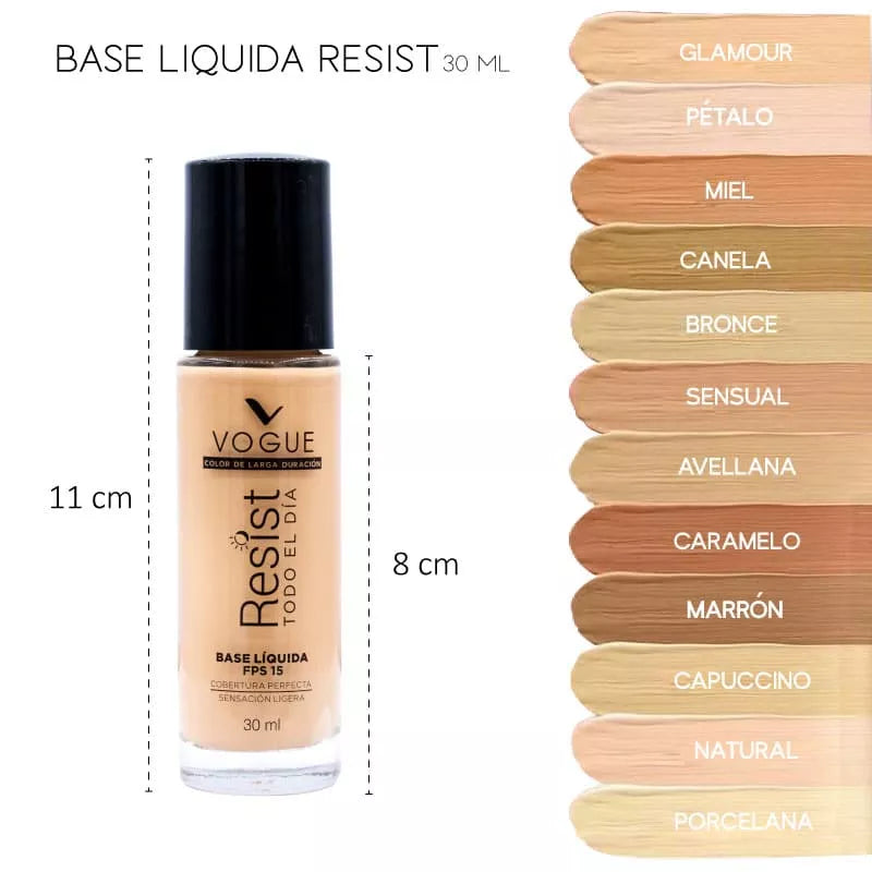 Base Liquida Resist  Natural - Vogue