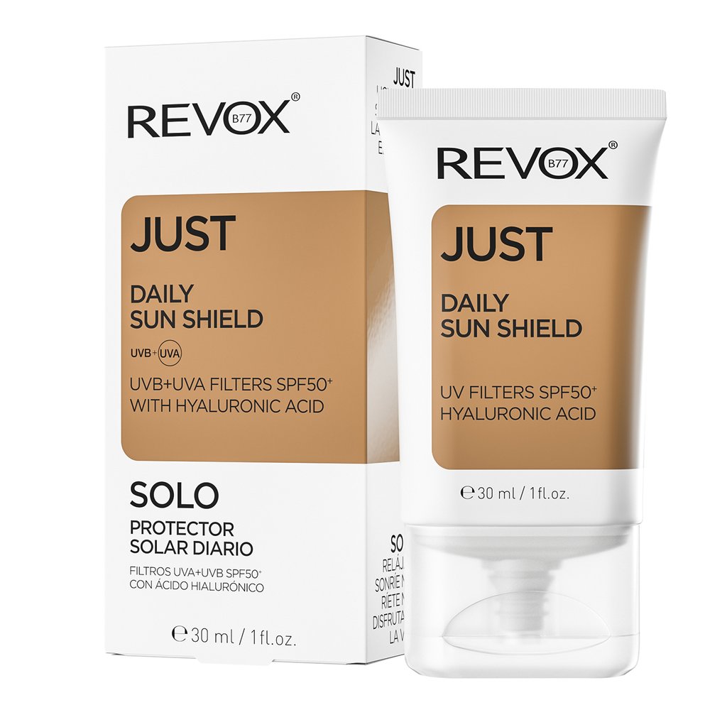 Protector Solar SPF +50 + Ácido Hialurónico - Revox- Ettos.co Tienda del Peluquero
