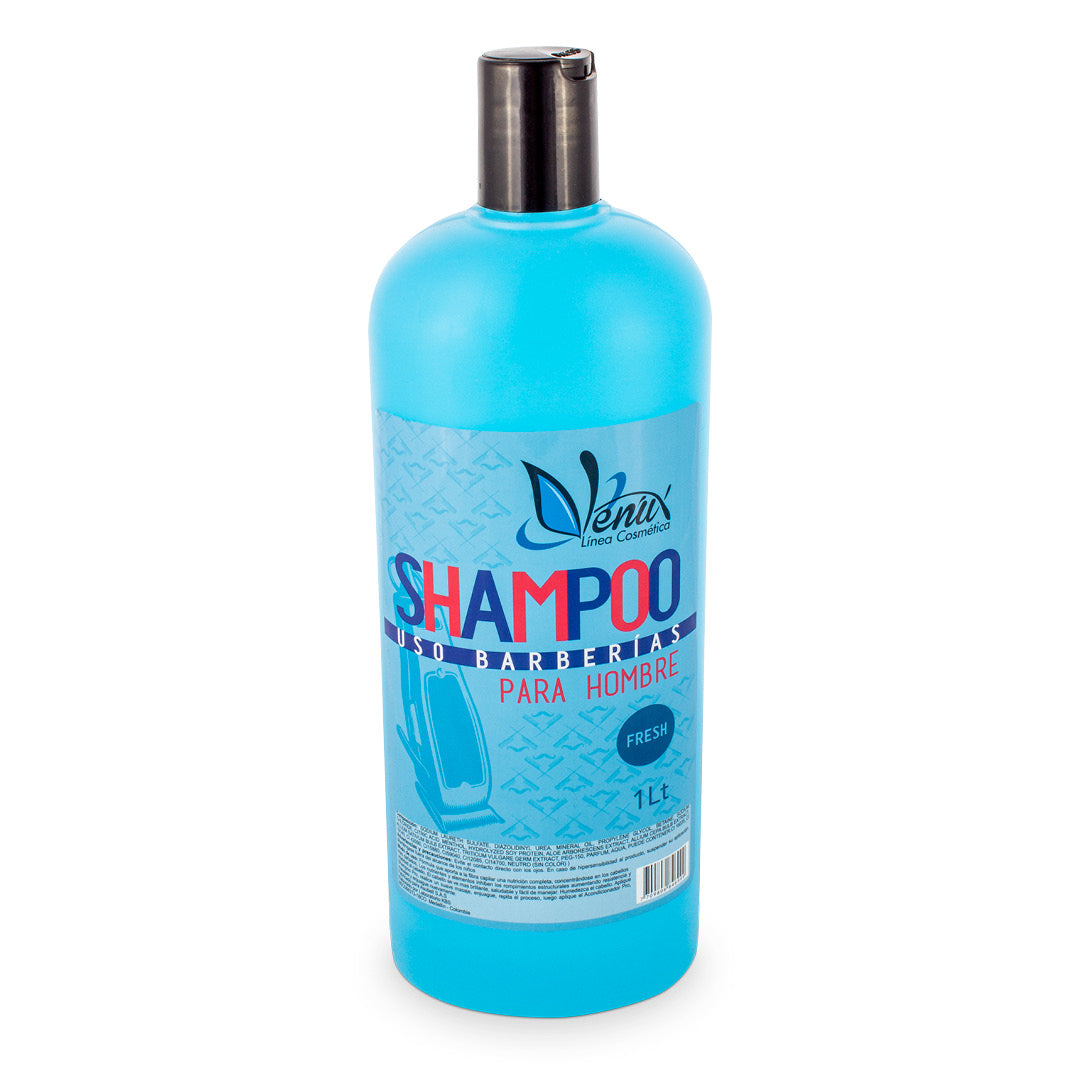 Shampoo Mentol Fresh Barberia x 1000ML - Venux- Ettos.co Tienda del Peluquero