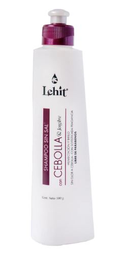 Shampoo Sin Sal Cebolla Y Jengibre x 300 ml - Lehit- Ettos.co Tienda del Peluquero
