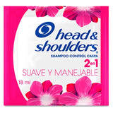 Shampoo Suave Y Manejable Sobre X 18Ml - Head & Shoulders- Ettos.co Tienda del Peluquero